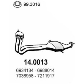Katalysator 14.0013 von ASSO günstig für 318,54 € online kaufen