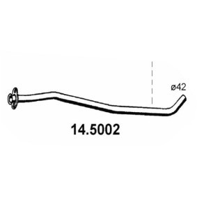 Abgasrohr 14.5002 von ASSO günstig für 59,49 € online kaufen
