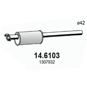 Compre Panela de escape central da ASSO 14.6103 a um preço baixo por 123,51 €