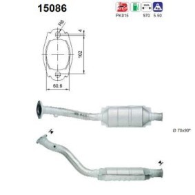 Katalysator 15086 von AS günstig für 308,08 € online kaufen