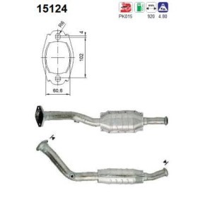 Katalysator 15124 von AS günstig für 240,67 € online kaufen