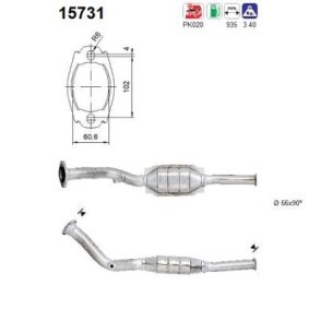 Katalysator 15731 von AS günstig für 349,31 € online kaufen