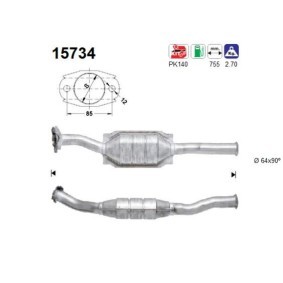 Katalysator 15734 von AS günstig für 262,07 € online kaufen