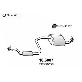 Acquista Marmitta centrale da ASSO 16.6007 a buon mercato per soli 231,08 €