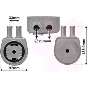 Comprar Enfriador de aceite de VAN WEZEL 18013708 a bajo precio de 66,00 €