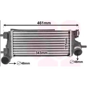 Comprar Intercooler de VAN WEZEL 18014703 a bajo precio de 81,41 €