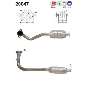 Compre Catalizador de AS online para Escort Mk6 Sedán (GAL, AFL) a precios moderados