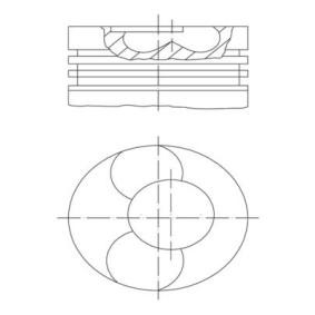Acquista Pistone motore da MAHLE ORIGINAL 209 59 20 a buon mercato per soli 264,39 €