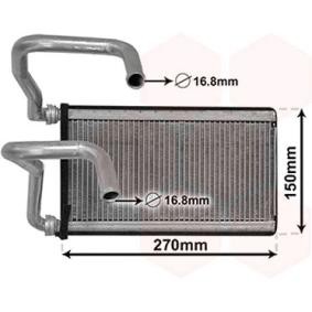 Achetez des Radiateur de chauffage VAN WEZEL 21006070 à prix pour 94,75 €