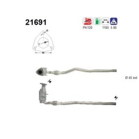 Achetez des Catalyseur AS 21691 à prix pour 335,83 €