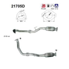 Achetez des Catalyseur AS 21705D à prix pour 252,87 €