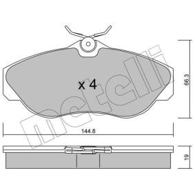 Compre Pastilhas de travão da METELLI 22-0350-0 a um preço baixo por 42,03 €