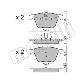 Bremsbeläge 22-0835-0 von METELLI günstig für 88,39 € online kaufen