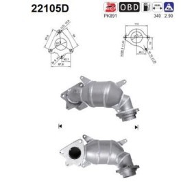 Katalysator 22105D von AS günstig für 523,55 € online kaufen