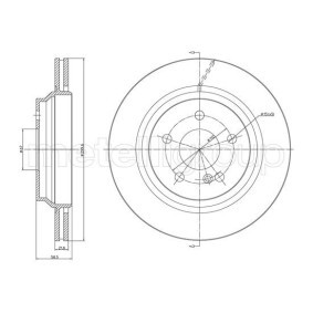 Compre Disco de travão da METELLI 23-1429FC a um preço baixo por 66,01 €