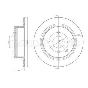 Acquista Disco freno da METELLI 23-1473C a buon mercato per soli 46,07 €