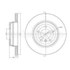 Acquista Disco freno da METELLI 23-1683C a buon mercato per soli 30,38 €