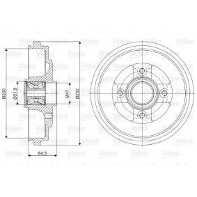 Achetez des Tambour de frein VALEO 237079 à prix pour 47,22 €