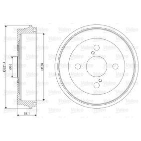 Achetez des Tambour de frein VALEO 237106 à prix pour 35,15 €