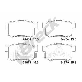Achetez des Plaquettes de frein BRECK 24434 00 704 00 à prix pour 38,94 €