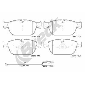 Achetez des Plaquettes de frein BRECK 25069 00 701 00 à prix pour 52,68 €
