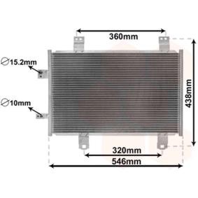 Comprar Condensador, aire acondicionado de VAN WEZEL 27015702 a bajo precio de 106,10 €