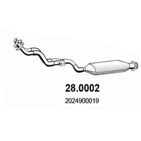 Katalysator 28.0002 von ASSO günstig für 338,96 € online kaufen