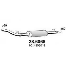 Mittelschalldämpfer 28.6068 von ASSO günstig für 100,31 € online kaufen