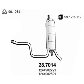Acquista Marmitta da ASSO 28.7014 a buon mercato per soli 227,12 €