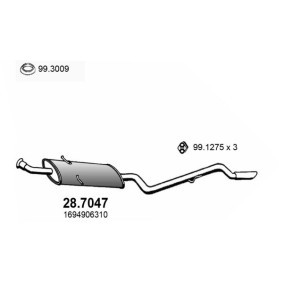 Acquista Marmitta da ASSO 28.7047 a buon mercato per soli 179,13 €