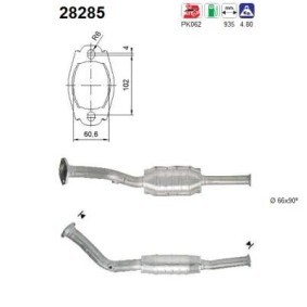 Katalysator 28285 von AS günstig für 217,31 € online kaufen