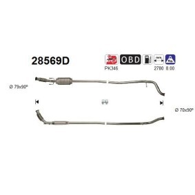Katalysator 28569D von AS günstig für 403,22 € online kaufen