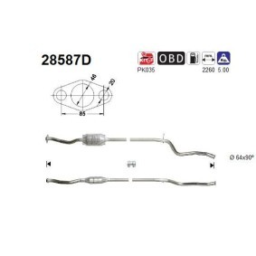 Katalysator 28587D von AS günstig für 269,58 € online kaufen