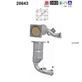 Katalysator 28643 von AS günstig für 236,69 € online kaufen
