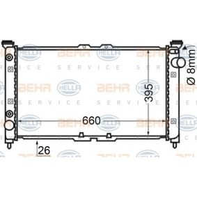 Kühler, Motorkühlung 8MK 376 705-591 von HELLA günstig für 223,13 € online kaufen