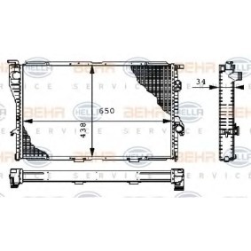Kühler, Motorkühlung 8MK 376 711-111 von HELLA günstig für 222,05 € online kaufen