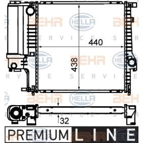 Kühler, Motorkühlung 8MK 376 713-121 von HELLA günstig für 115,73 € online kaufen
