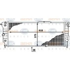 Kühler, Motorkühlung 8MK 376 715-741 von HELLA günstig für 97,81 € online kaufen