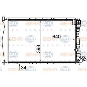 Kühler, Motorkühlung 8MK 376 716-561 von HELLA günstig für 138,78 € online kaufen