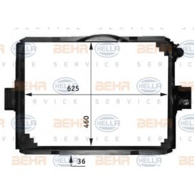 Kühler, Motorkühlung 8MK 376 717-551 von HELLA günstig für 130,78 € online kaufen