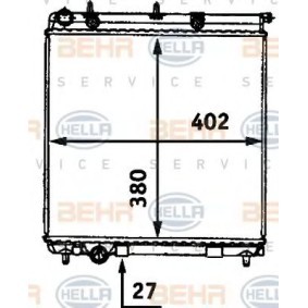 Kühler, Motorkühlung 8MK 376 718-641 von HELLA günstig für 78,53 € online kaufen