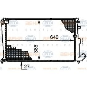 Kühler, Motorkühlung 8MK 376 719-201 von HELLA günstig für 131,86 € online kaufen