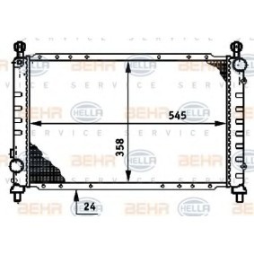 Kühler, Motorkühlung 8MK 376 720-131 von HELLA günstig für 105,53 € online kaufen