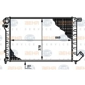 Kühler, Motorkühlung 8MK 376 720-241 von HELLA günstig für 102,66 € online kaufen