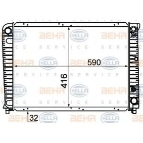 Kühler, Motorkühlung 8MK 376 720-721 von HELLA günstig für 178,02 € online kaufen
