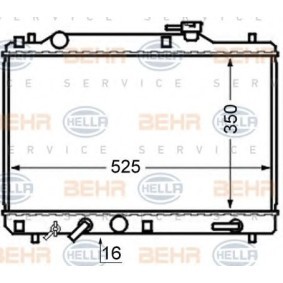 Kühler, Motorkühlung 8MK 376 724-701 von HELLA günstig für 147,83 € online kaufen