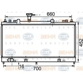 Kühler, Motorkühlung 8MK 376 750-281 von HELLA günstig für 167,46 € online kaufen