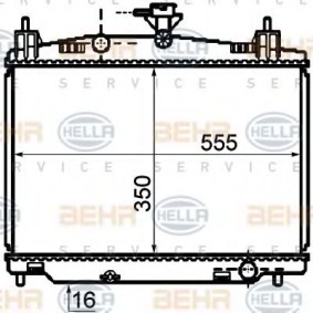 Kühler, Motorkühlung 8MK 376 753-641 von HELLA günstig für 165,67 € online kaufen