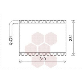 Acquista Evaporatore climatizzatore da VAN WEZEL 3000V545 a buon mercato per soli 786,22 €