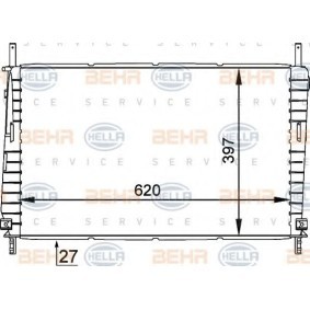 Kühler, Motorkühlung 8MK 376 755-301 von HELLA günstig für 121,80 € online kaufen